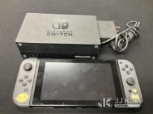 Nintendo Switch With Dock (Used) NOTE: This unit is being sold AS IS/WHERE IS via Timed Auction and 