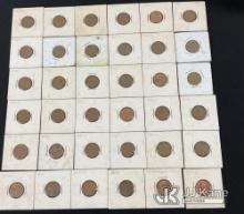 36 US Coins (Used) NOTE: This unit is being sold AS IS/WHERE IS via Timed Auction and is located in 