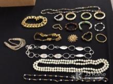 Bracelets | necklaces | possibly costume jewelry | authenticity unknown (Used ) NOTE: This unit is b