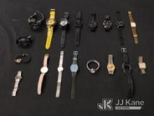 18 watches | authenticity unknown | possible costume jewelry (Used) NOTE: This unit is being sold AS