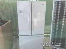 LG Refrigerator (Used) NOTE: This unit is being sold AS IS/WHERE IS via Timed Auction and is located