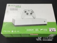 (Jurupa Valley, CA) Xbox One S Video Game Console (New) NOTE: This unit is being sold AS IS/WHERE IS
