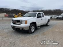 2013 GMC Sierra 1500 4x4 Extended-Cab Pickup Truck Title Delay) (Runs & Moves, Jump To Start, Leakin