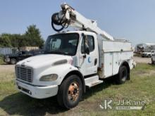 Altec AT37G, Articulating & Telescopic Bucket Truck mounted behind cab on 2004 Freightliner M2 106 U
