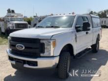 2017 Ford F250 4x4 Extended-Cab Pickup Truck Runs & Moves) (Body & Rust Damage, Check Engine Light O