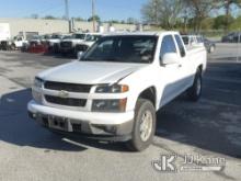 2012 Chevrolet Colorado 4x4 Extended-Cab Pickup Truck Runs & Moves) (Body & Rust Damage, Frame Crack