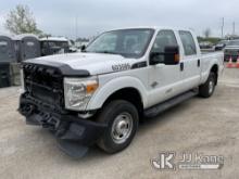 2016 Ford F250 4x4 Crew-Cab Pickup Truck Runs & Moves, Front End Damage, Body & Rust Damage, Check E
