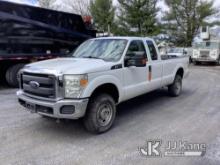 2016 Ford F250 4x4 Extended-Cab Pickup Truck Runs & Moves, Missing Tailgate, Rust & Body Damage