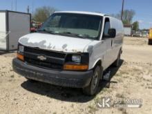 2010 Chevrolet Express G2500 Cargo Van Runs, Does Not Move, Rust, Cracked Windshield, BUYER LOAD