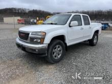 2012 GMC Canyon 4x4 Crew-Cab Pickup Truck Title Delay) (Runs & Moves, Jump To Start, Rust Damage