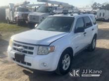 2010 Ford Escape Hybrid 4x4 4-Door Sport Utility Vehicle Runs & Moves, Body & Rust Damage