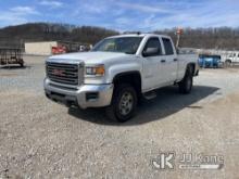 2016 GMC Sierra 2500HD 4x4 Extended-Cab Pickup Truck Title Delay) (Runs & Moves, Rust Damage