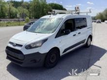 2016 Ford Transit Connect Cargo Van Runs & Moves) (Hood Release Broken, Rust & Body Damage