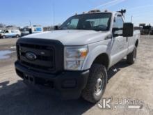 2015 Ford F250 4x4 Pickup Truck Runs & Moves, Check Engine Light On, Body & Rust Damage