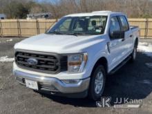 2021 Ford F150 4x4 Crew-Cab Pickup Truck Runs & Moves, Body Damage, Check Engine Light On) (Inspecti