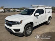 2018 Chevrolet Colorado 4x4 Extended-Cab Pickup Truck Runs & Moves, Body & Rust Damage