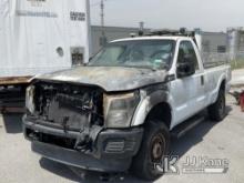 2016 Ford F250 4x4 Pickup Truck Fire Damaged, Not Running, Condition Unknown, MUST TOW
