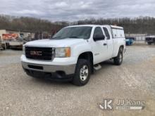 2013 GMC Sierra 2500HD 4x4 Extended-Cab Pickup Truck Title Delay) (Runs & Moves, Rust & Paint Damage