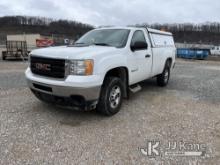 2013 GMC Sierra 2500HD 4x4 Pickup Truck Runs & Moves, Air Compressor Operational Condition Unknown, 
