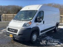 2020 Ram Promaster 2500 High-Top Cargo Van Runs & Moves, Minor Body Damage) (Inspection and Removal 
