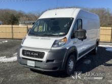 2020 RAM Promaster 2500 High-Top Cargo Van Runs & Moves, Minor Body Damage) (Inspection and Removal 