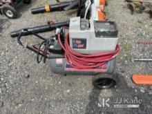 Craftsman Electric Air Compressor (Condition Unknown ) NOTE: This unit is being sold AS IS/WHERE IS 