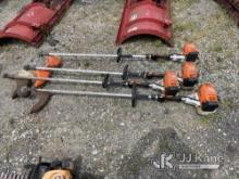 (4) Stihl weed wackers (Missing Parts Missing Parts, Condition Unknown