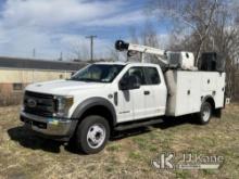 2019 Ford F550 Extended-Cab Mechanics Service Truck Runs & Moves, PTO Issue, Crane & Air Compressor 
