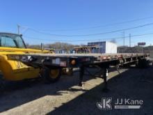 2015 Manac Trailer 12248A020 T/A 48ft Extendable High Flatbed Trailer Body & Rust Damage