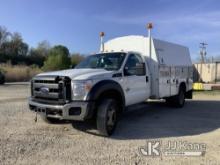 2016 Ford F450 Enclosed Service Truck Runs & Moves) (Rust & Body Damage) ( NOT TO BE SOLD TO NY OR N