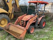 2012 Kubota B26 Utility Tractor Not Running, Condition Unknown, Missing Parts) (Note: Inspection & R