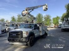 Altec AT37G, Articulating & Telescopic Bucket mounted on 2011 Ford F550 Service Truck Runs, Moves & 
