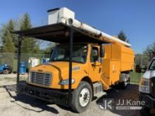 Altec LR8-60E70, Over-Center Elevator Bucket Truck mounted behind cab on 2018 Freightliner M2 106 Ch