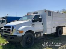 2012 Ford F650 Chipper Dump Truck Condition Unknown, No Crank with Jump, BUYER LOAD. Seller States: 