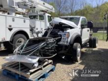 2020 Ford F450 Service Truck Wrecked, Not Running, Frame & Body Damage, Condition Unknown, Buyer Mus
