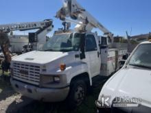 Terex TCP36, Articulating & Telescopic Non-Insulated Bucket Truck mounted on 2007 GMC C5500 Service 