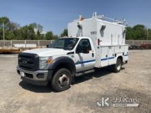 2012 Ford F450 Enclosed Service Truck Runs & Moves, Body & Rust Damage