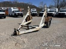 2012 Slabach Wheeler Reeler I-85 Reel Trailer Broken Jack, Rust Damage