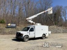 Altec AT200A, Telescopic Non-Insulated Bucket Van mounted behind cab on 2017 Ford E350 Cable Splicin