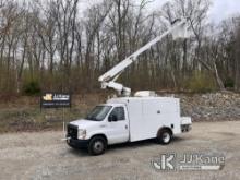 Altec AT200A, Telescopic Non-Insulated Bucket Van mounted behind cab on 2018 Ford E350 Cable Splicin