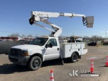 HiRanger TL38-P, Articulating & Telescopic Bucket Truck mounted behind cab on 2001 Ford F550 4x4 Ser