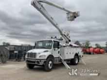 Altec AA55, Material Handling Bucket rear mounted on 2019 Freightliner M2 Utility Truck Runs, Moves 