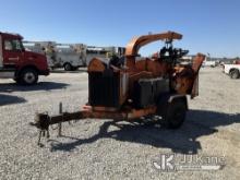 2015 Altec DC1317 Chipper (13in Disc) Runs) (Operating Condition Unknown, Damaged Pintle Ring, Body 