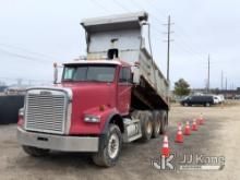 2001 Freightliner FLD120SD Tri-Axle Dump Truck Runs, Moves, Operates, Drivers Door Will Not Latch, C