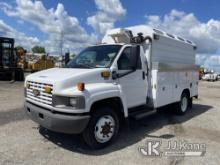 2009 Chevrolet C5500 Enclosed Service Truck Runs & Moves, Body & Rust Damage, Check Engine Light On,