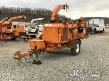 2017 Morbark M12RX Portable Chipper (12in Drum) Not Running, Jammed Ignition, No VIN Tag, Wrecked Fe
