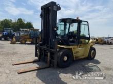 Yale GDP250DBECCV143 Pneumatic Tired Forklift Runs & Moves, Not Charging