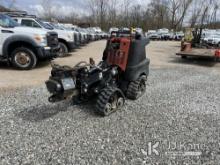 2010 Ditch Witch R300 Quad Track Cable Plow Runs Rough, Moves & Operates, Requires Jump Pack To Run,