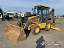 2014 John Deere 310SK 4x4 Tractor Loader Backhoe No Title) (Runs Moves & Operates