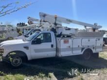 Altec AT200, Telescopic Non-Insulated Bucket Truck mounted on 2008 Ford F350 Service Truck Engine is